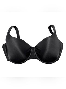 LA VIE EN ROSE Black Sculpted T-Shirt Bra 38D Underwire Smooth Cup